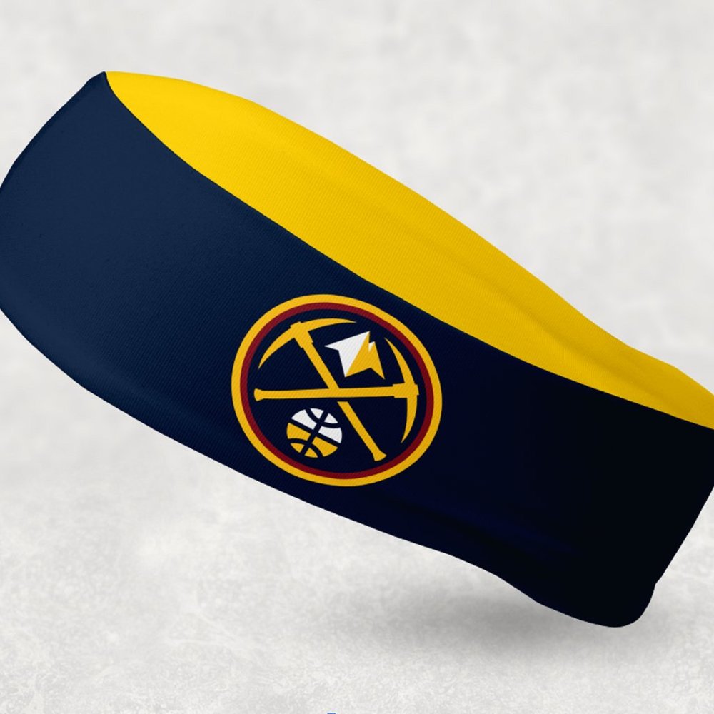 2 Pack - NEW - Reversible Denver Nuggets Headband